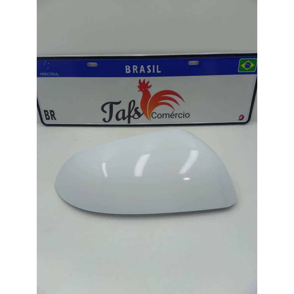 Capa Retrovisor GM Agile Montana Lado Passageiro Branco