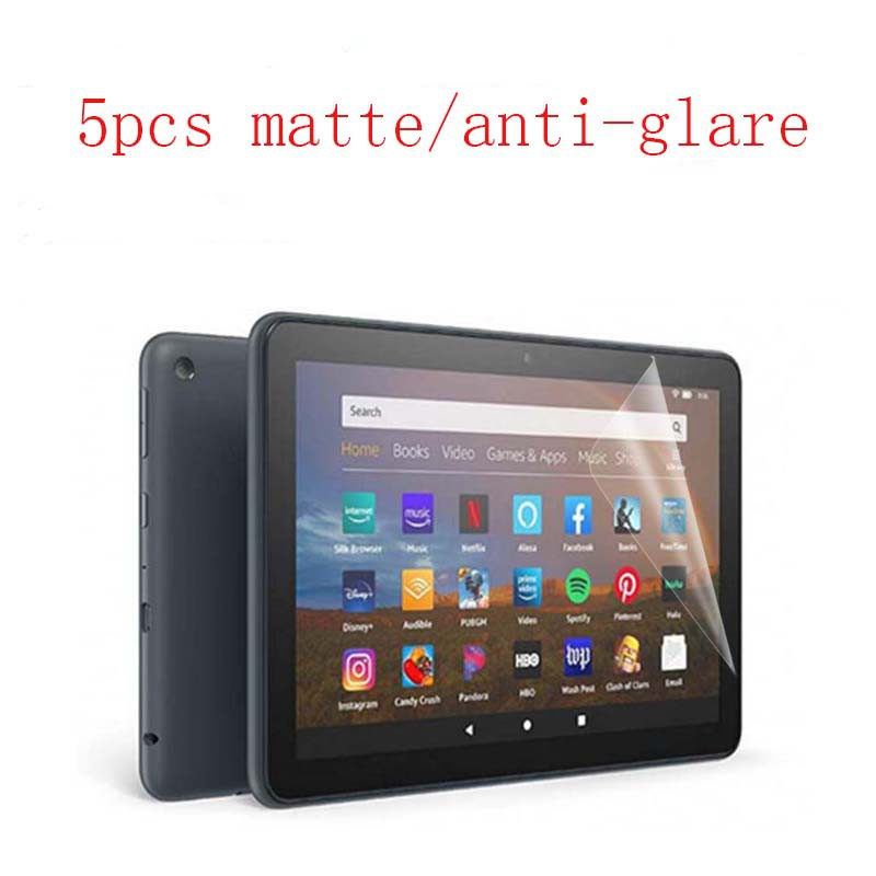 Kindle Fire 7 2017/2019/2022/HD8 2017/2020/HD 8 Plus Oasis Paperwhite 1 2 3/4/5 2021/2019 Película Protetora De Tela Matte/anti-glare 5PCS