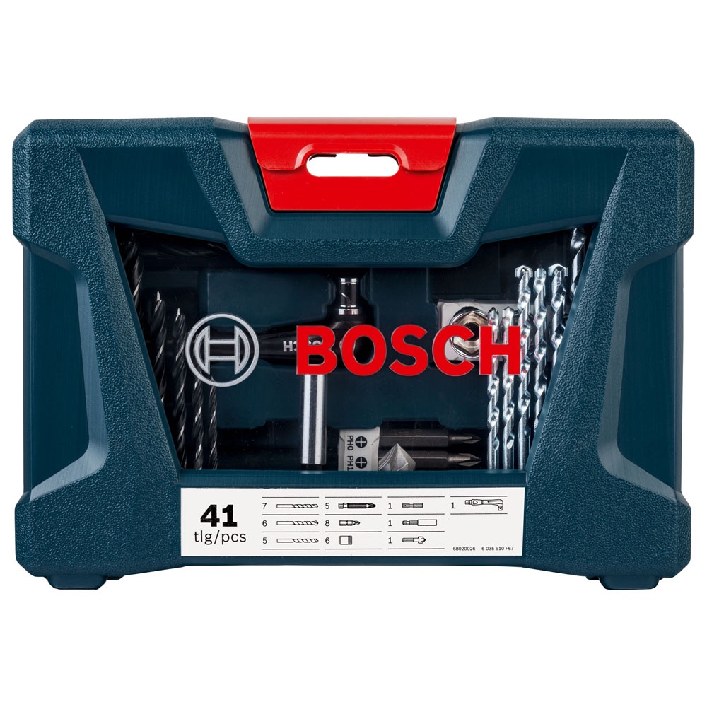 Mala de Acessórios V-Line com 41 peças - Bosch