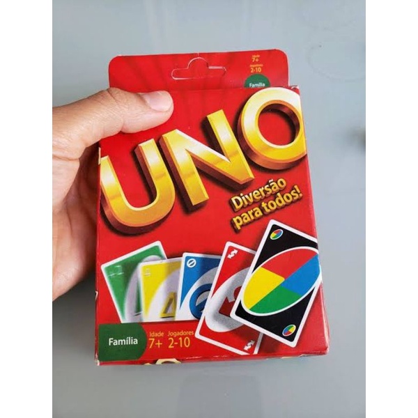 Jogo De Cartas Uno Original Diversão Para A Família Shopee Brasil 1501