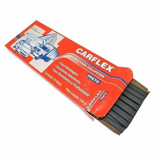 Massa De Calafetar Preta Ou Cinza Carflex 350g 24 Filetes Fácil Moldagem