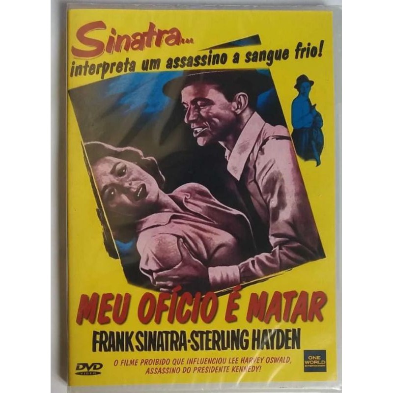 Dvd Meu Ofício É Matar - Frank Sinatra / Sterung Hayden - Original Lacrado