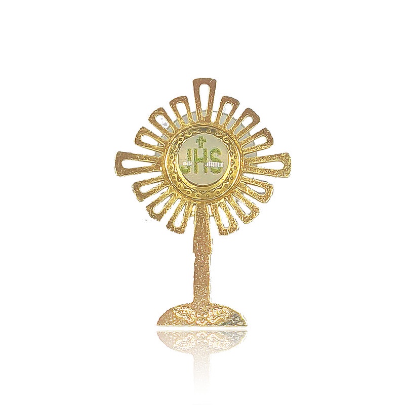 Broche Ostensório JHS Pequeno Ministro da Eucaristia 2cm em Oferta na Shopee