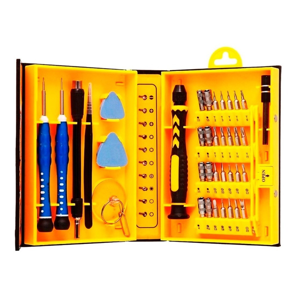 Kit Ferramentas 38 Chaves Precisão Celular Manutenção Reparo | Shopee ...