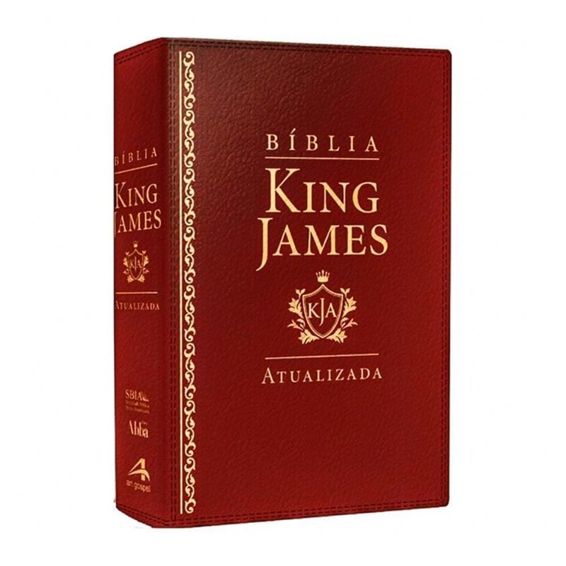 Biblia de Estudo King James Atualizada Letra Grande Marrom | Shopee Brasil