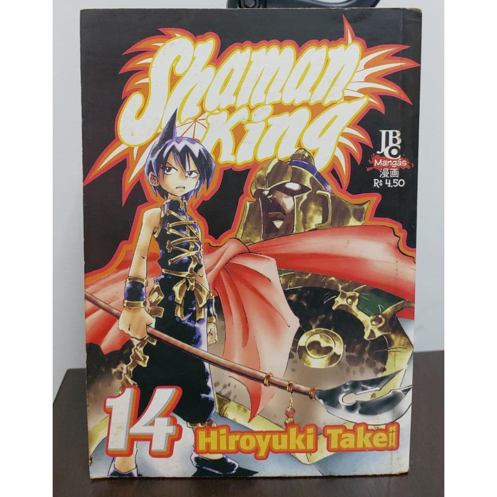 Mangás Shaman King Volumes 14, 17, 21, 24 e 26 (Valores unitários