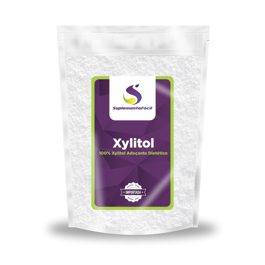 Xilitol Xylitol Crystal 1kg 100%puro - Suplemento Fácil