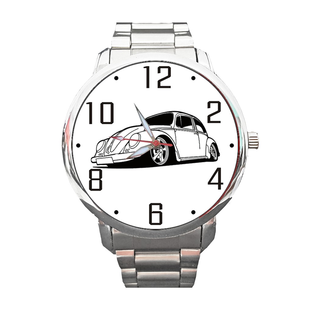 Relógio Fusca 1 Volks Colecionador Coleção Carro Antigo 1608G Original Impacto Relógios