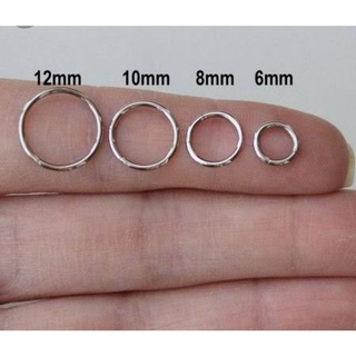 Piercing Argola Segmentada de Conch Aço Cirúrgico ou Ouro 18K 6mm 8mm 10mm e12mm sku 39