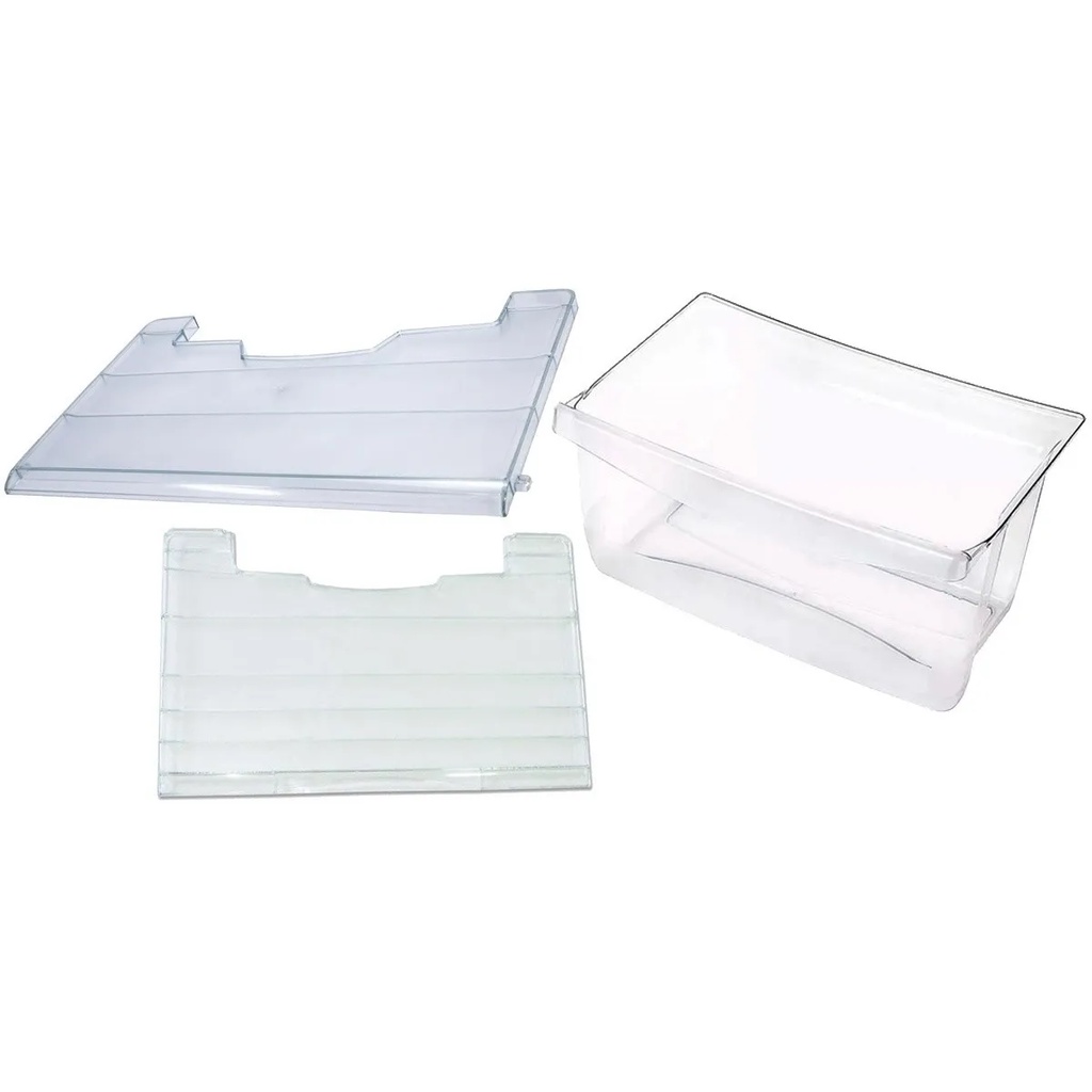 Kit Prateleira Congelador + Prateleira Extrafrio + Gaveta Legumes Geladeira Consul Brastemp K00048