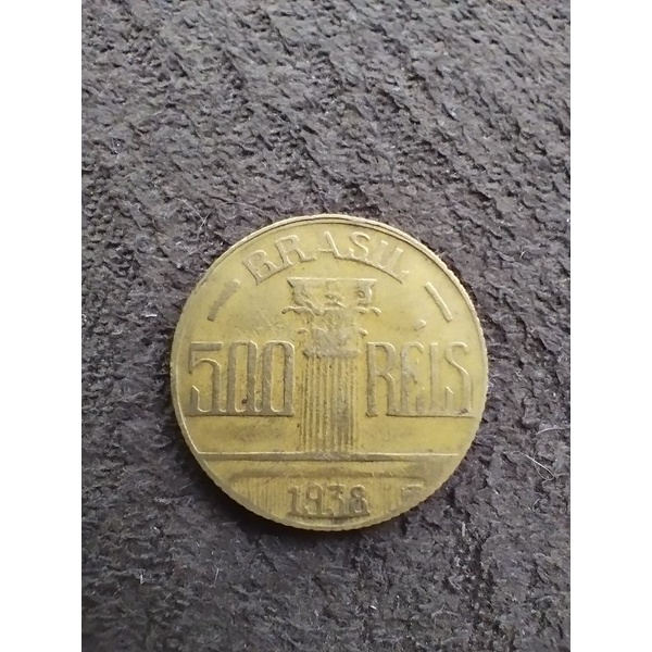Moeda 500 Réis 1938