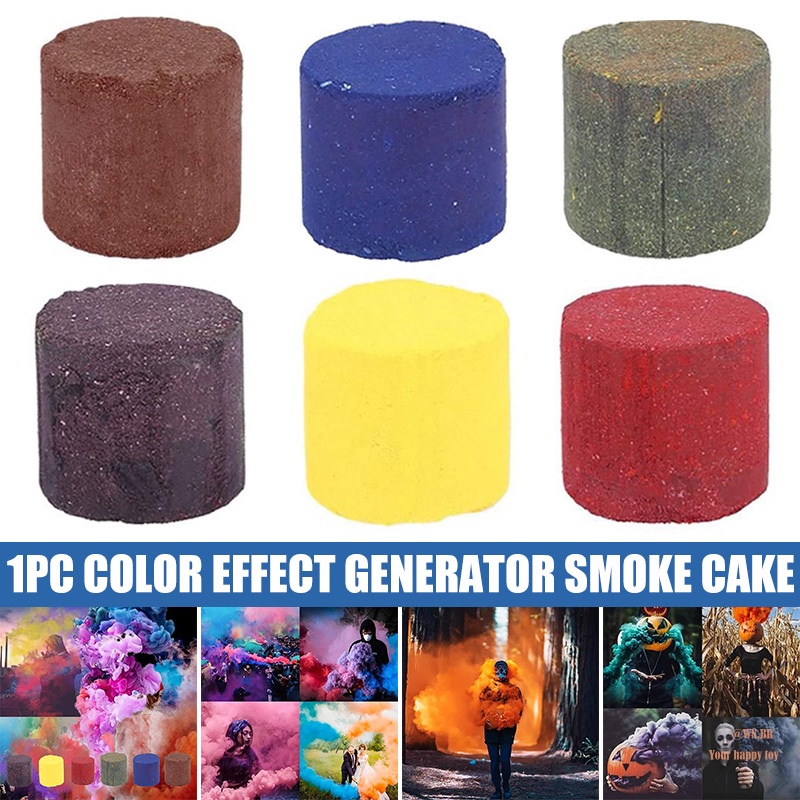 Yotaini Colorful Smoke Colorful Effect Maker Fog Film Background Effect Maker Fog Cake Stage Photos Smoke Aid Toy 