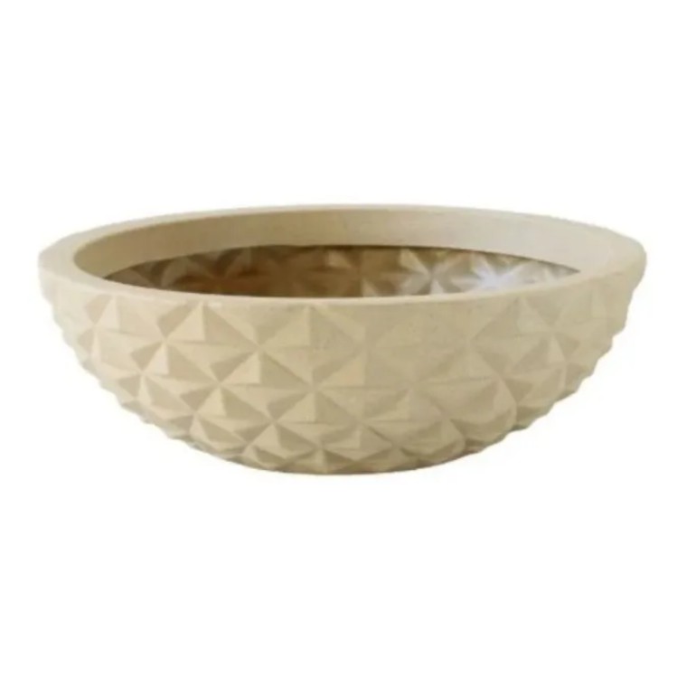 VASO PARA PLANTAS EM POLIETILENO BACIA BERLIAN GOLD M 45x23 em Oferta na Shopee