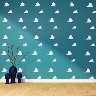Adesivo decorativo nuvens Toy Story kit com 18 adesivos em Oferta na Shopee