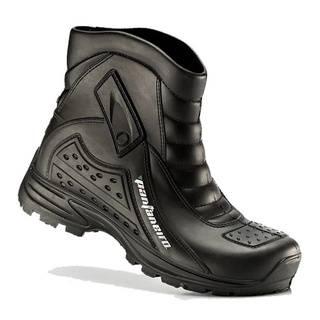 Bota de Chuva Borracha Impermeável Pantaneiro Moto Motoqueiro