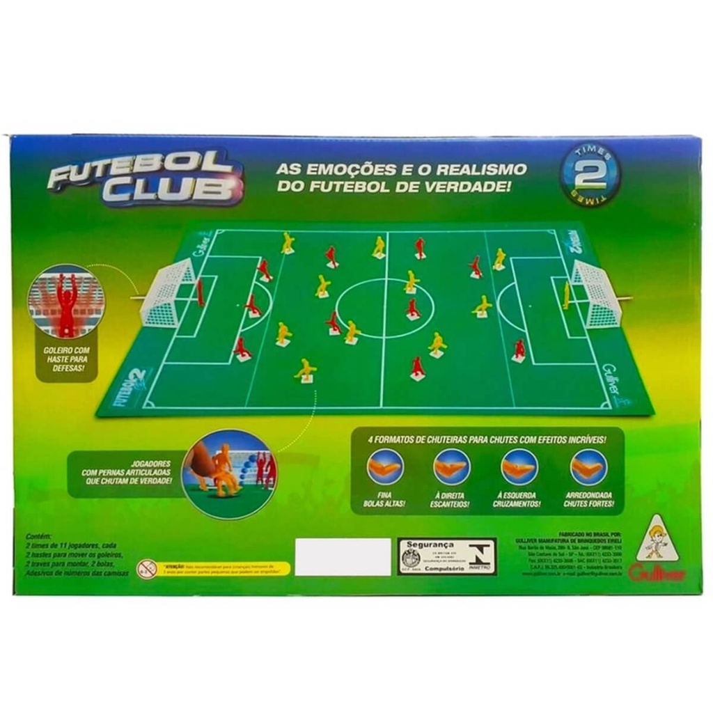 Jogo De Futebol Club Gulliver Seleções Brasil X Espanha — imagem 2 de 2