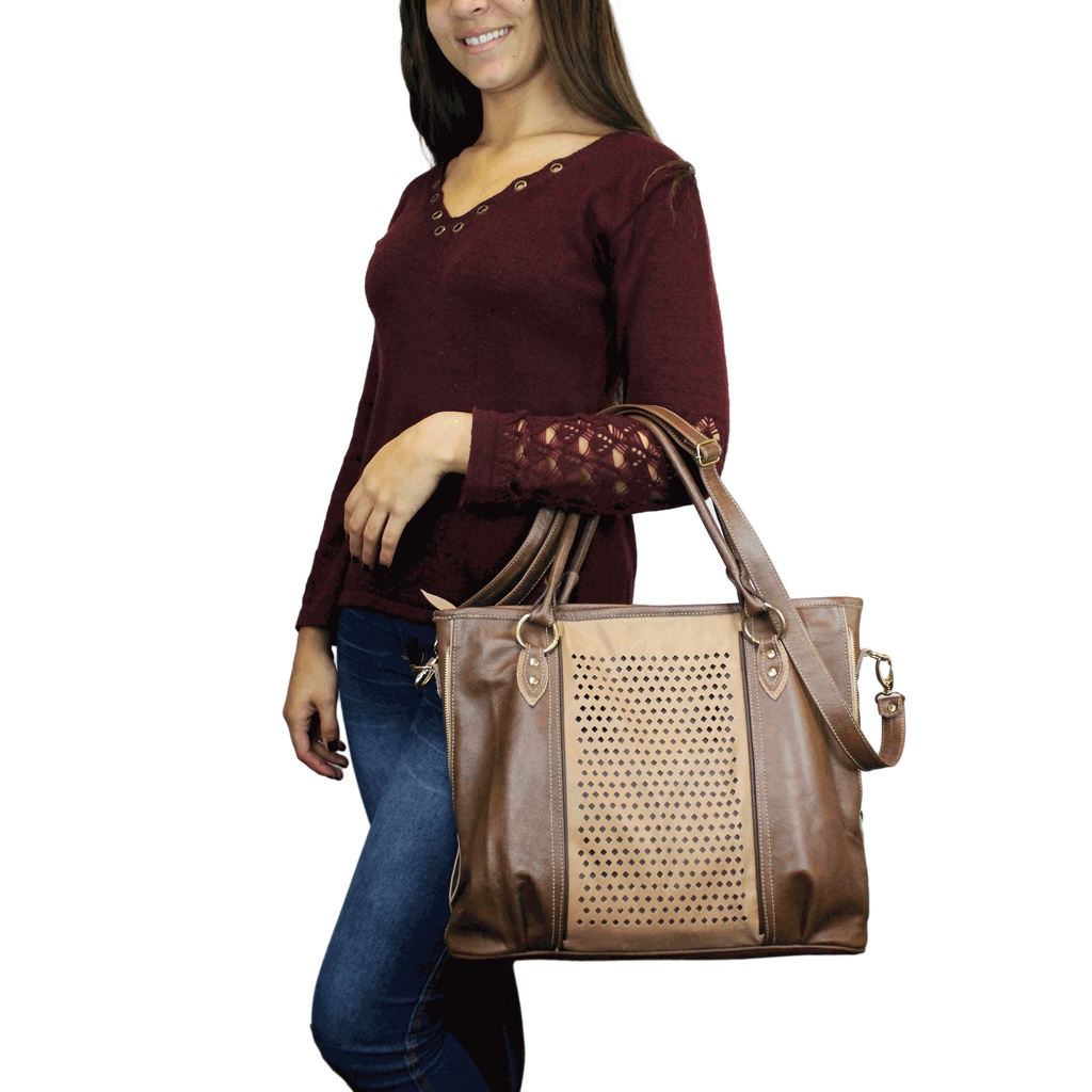 Bolsa Feminina Em Couro 100% Bovino Legítimo Transversal 077