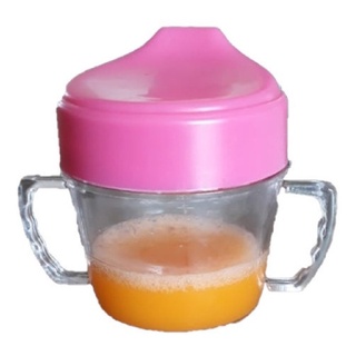 Copinho De Suco Magico P/ Boneca Menina Bebe Reborn Chuquinha Suquinho de Laranja Brinquedo Rosa