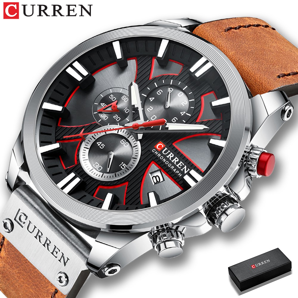 CURREN Men Watches Fashion Quartz Casual Business Waterproof 8346L