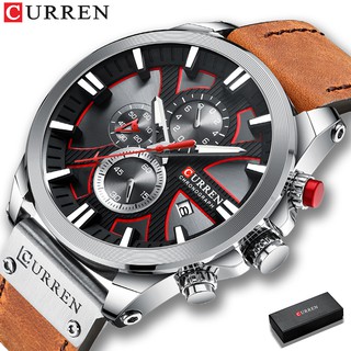CURREN Men Watches Fashion Quartz Casual Business Waterproof 8346L em Oferta na Shopee
