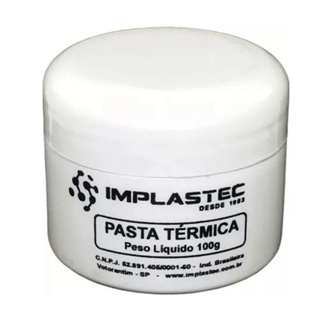 Pasta Térmica Silicone 100g Implastec Processador Cpu em Oferta na Shopee