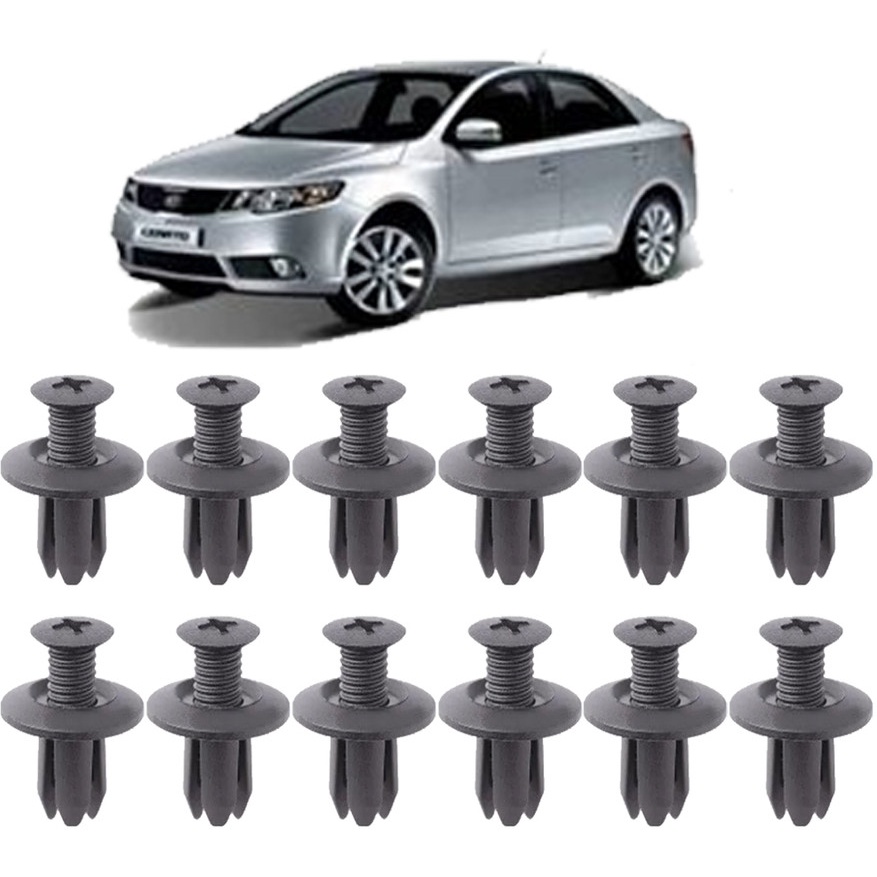 Presilhas Phillips Parachoque Kia Cerato 2008 até 19 C/12pc