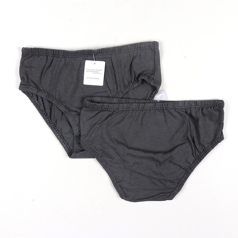 Cueca Slip Algodão Lisa Infantil em Oferta na Shopee