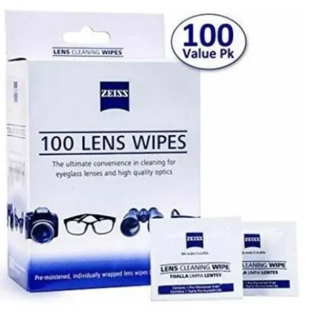 Lens Wipes Zeiss - 100 Lenços Umedecidos [ Importados Usa ]