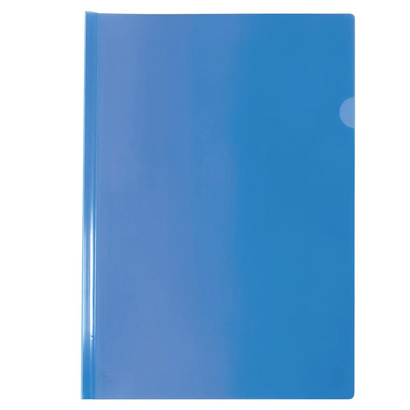 Pasta com canaleta transparente A4 azul 0822PP/AZ Dac em Oferta na Shopee