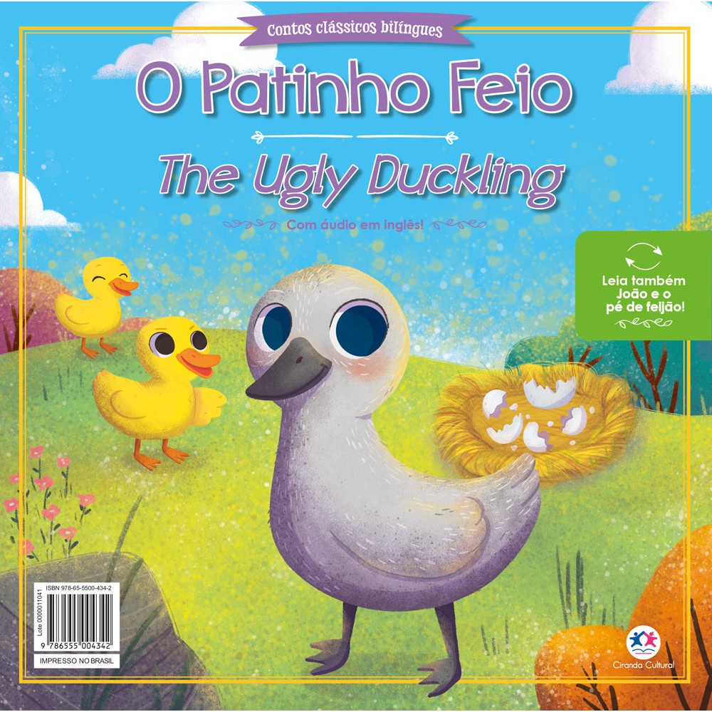 Livro - O patinho feio e João e o pé de feijão