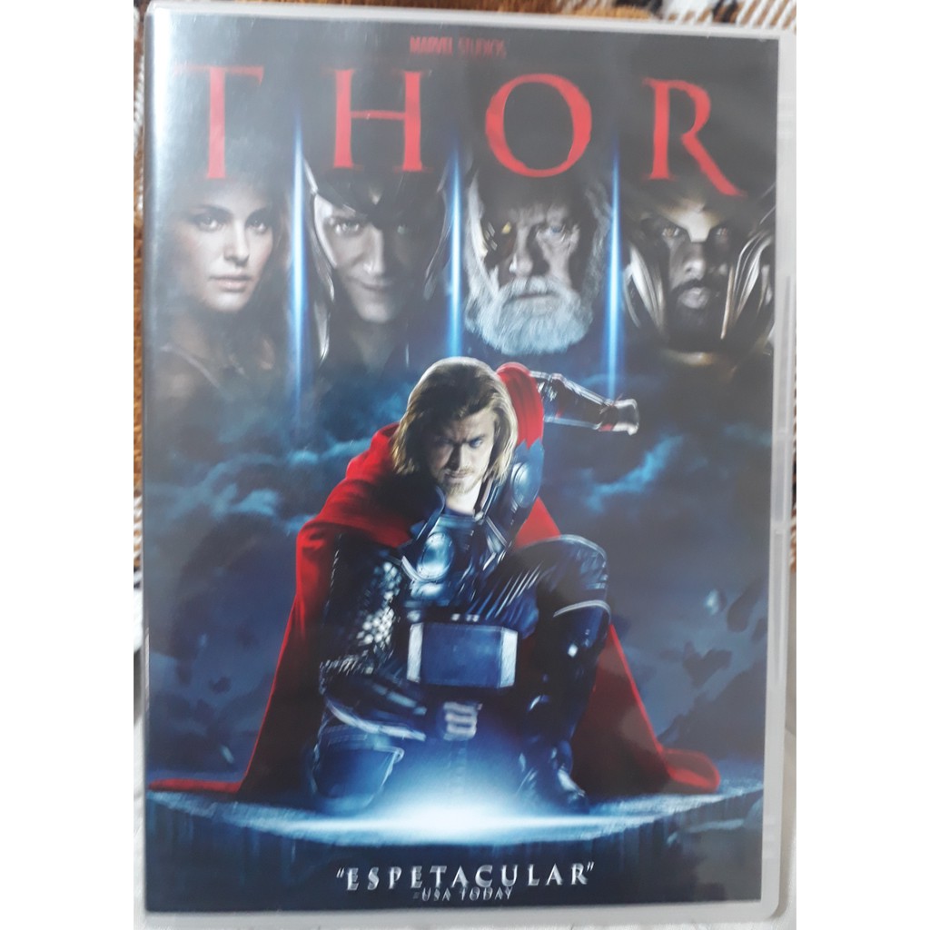Dvd Thor Hemsworth Portman Loki Hopkins Tom Marvel Disney