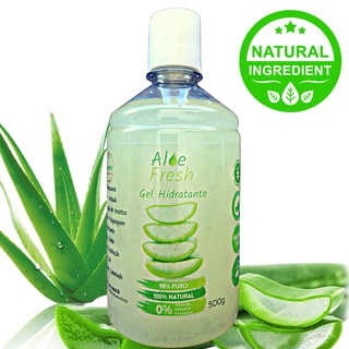 Puro Gel de Babosa Regeneradora para pele e cabelos 500g Natural 100%