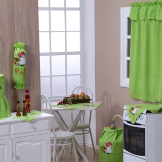 Jogo De Cozinha Kit Com 13 peças Estampadas em Oferta na Shopee