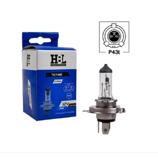 M-Tech Lampada Alogena H4 24V 75/70W P43t – Confezione Da 10 Pezzi, Omologazione E4, Lunga Durata In Vetro Di Quarzo