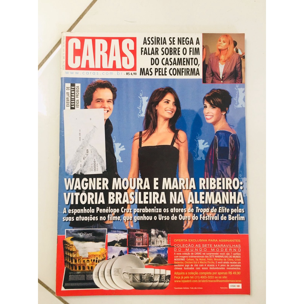 REVISTA CARAS WAGNER MOURA E MARIA RIBEIRO: VITORIA BRASILEIRA NA ALEMANHA