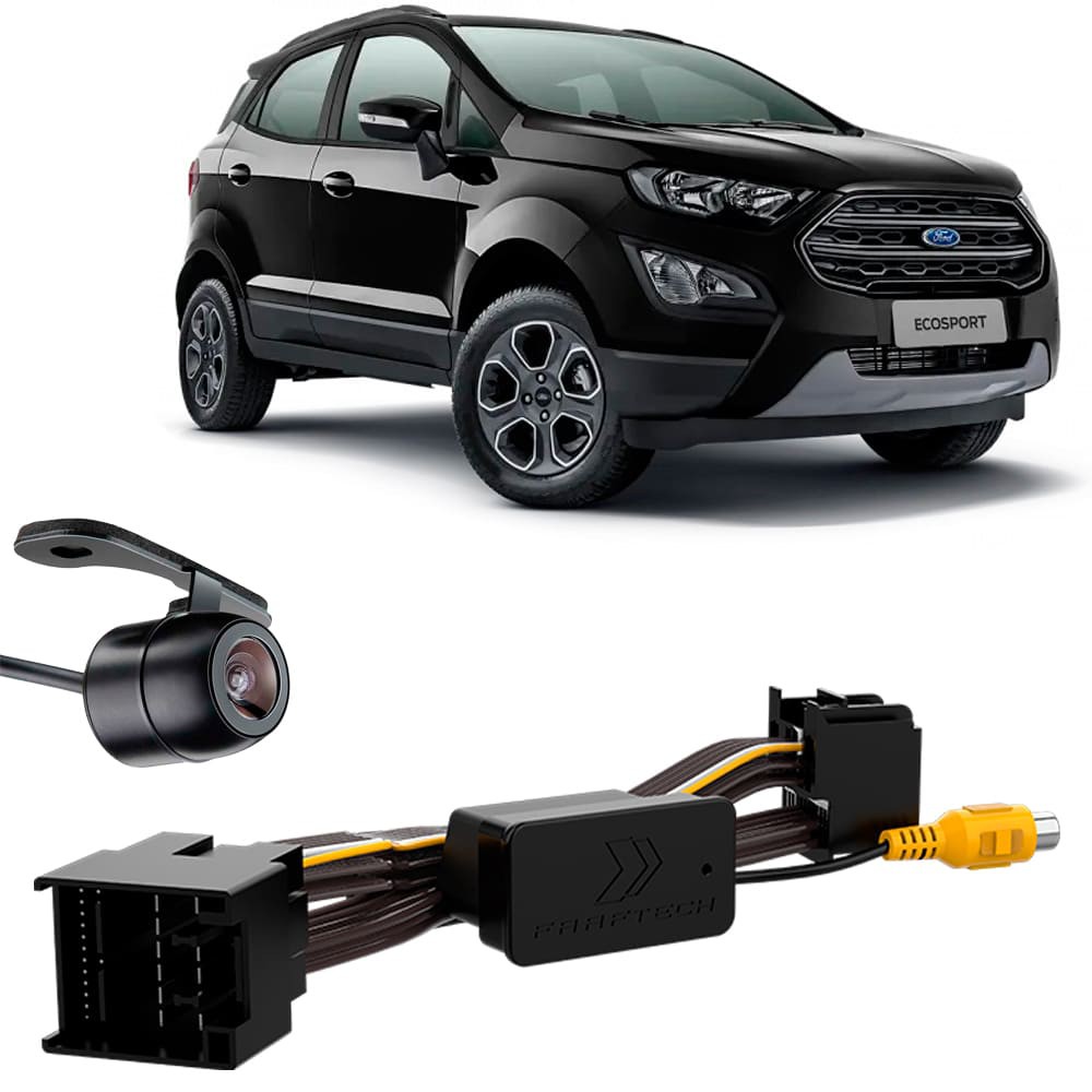 Interface com Camera de Re Ford Ecosport 2020 Com Tela de 7" Sync 2.5 FT-RC-FRD Desbloqueio Plug and Play em Oferta na Shopee