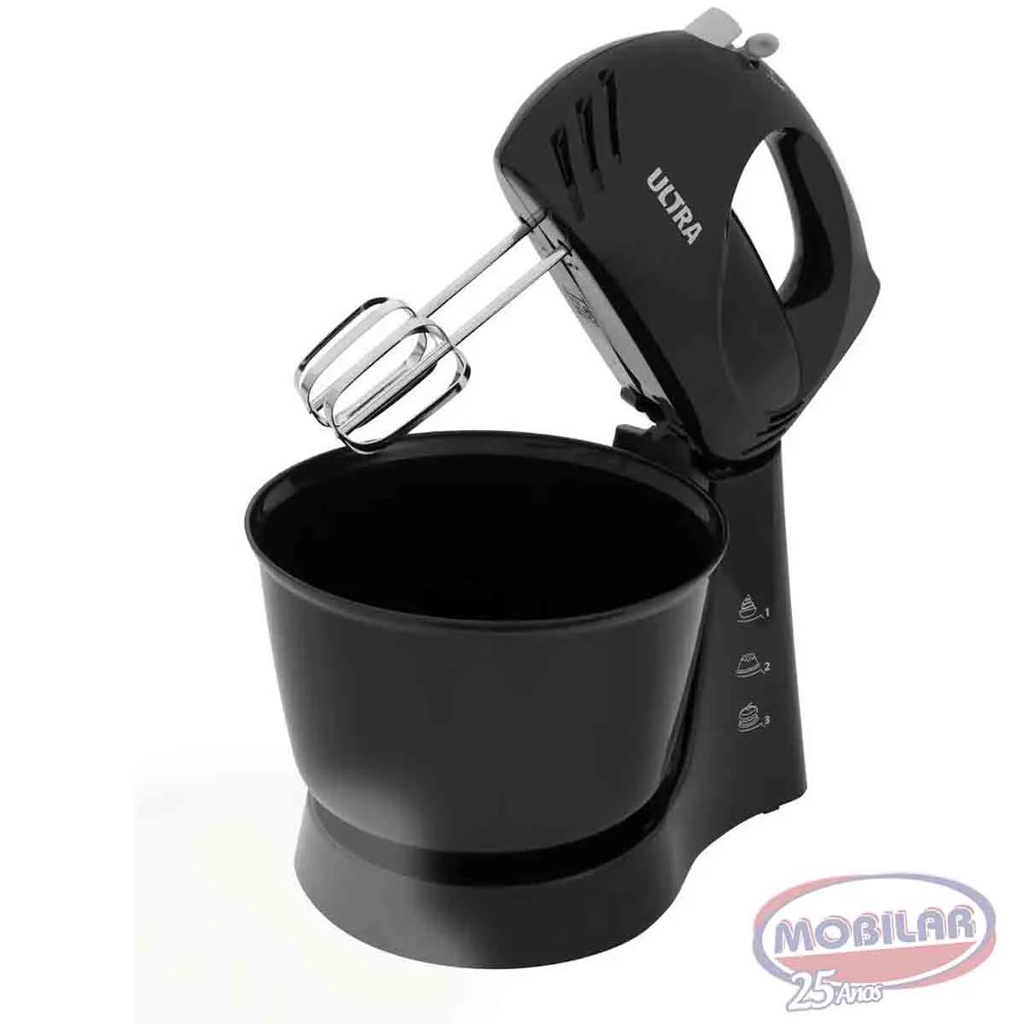 batedeira com pedestal mondial b11 3velocidades PRETO 110V