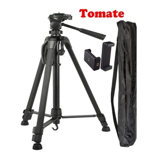 Tripé Profissional Camera, Celular + Suporte de até 1.80M marca TOMATE em Oferta na Shopee