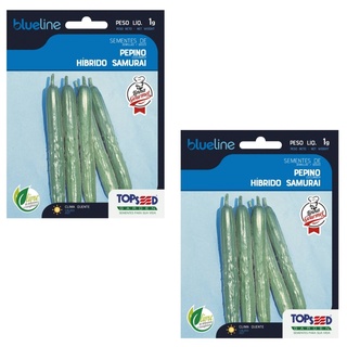 2X Sementes Pepino Hibrido Samurai Gourmet (1g) TOPSEED em Oferta na Shopee