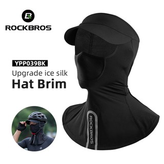 ROCKBROS Máscara De Bicicleta Verão Seda Gelo Mulheres Homens Ciclismo Bandana Corrida Chapéus Esportivos