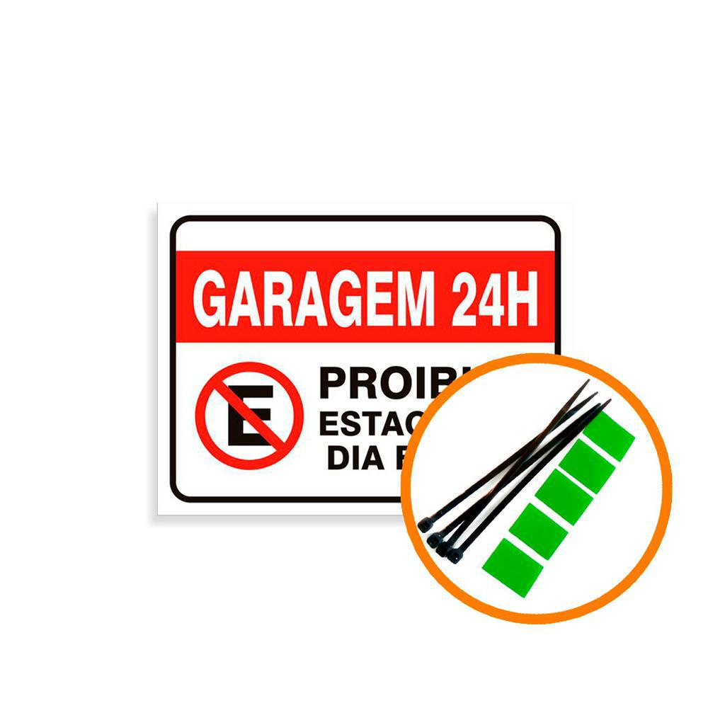 Placa Proibido Estacionar Modelos Grande 30x40 Cm em Oferta na Shopee