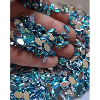 Navete Lua 5x10mm Atacadinho 50Peças Nail Art