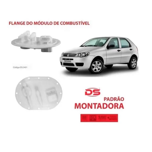 Tampa Tanque Bomba De Combustivel + Anel + Mang Fiat Palio Siena Fire 1.0/1.4 2007...