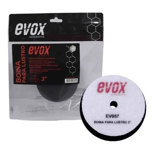 Boina De Espuma Evox Etapa De Lustro 3'' Polegadas