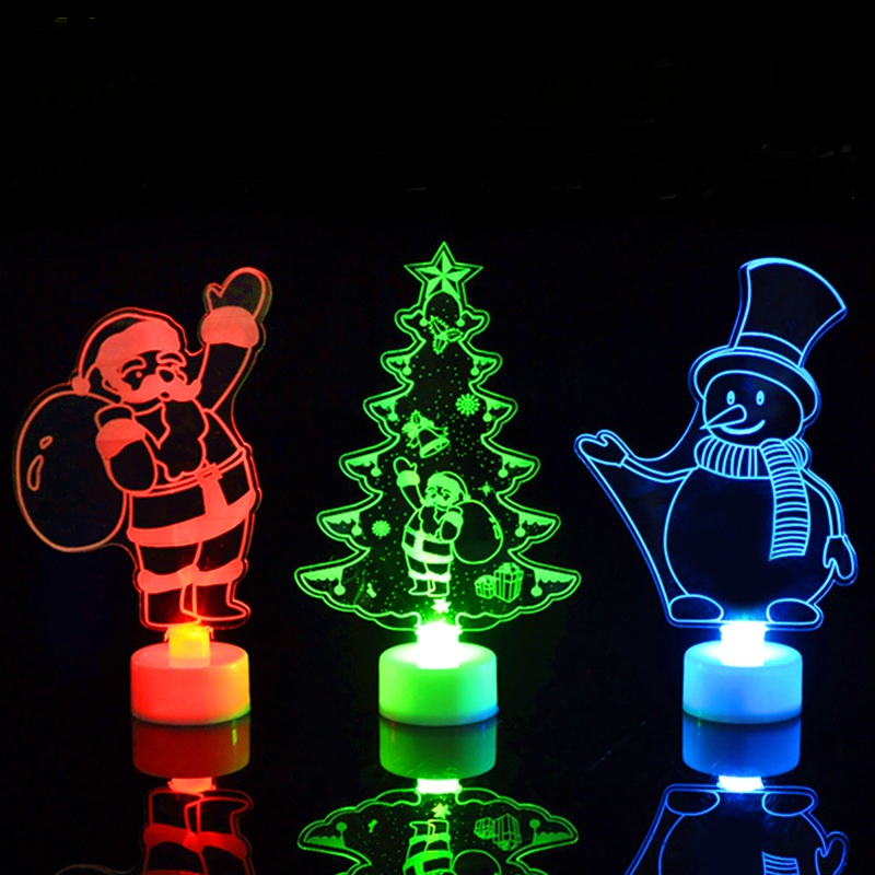 Luzes Decorativas Twinkling / Lâmpada De Acrílico Pequena Árvore De Natal /  Decoração De Natal | Shopee Brasil