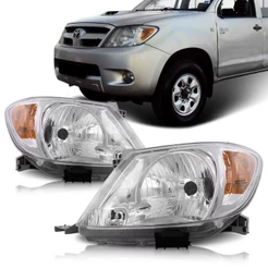 Farol Hilux 2005 2006 2007 2008 Cromado