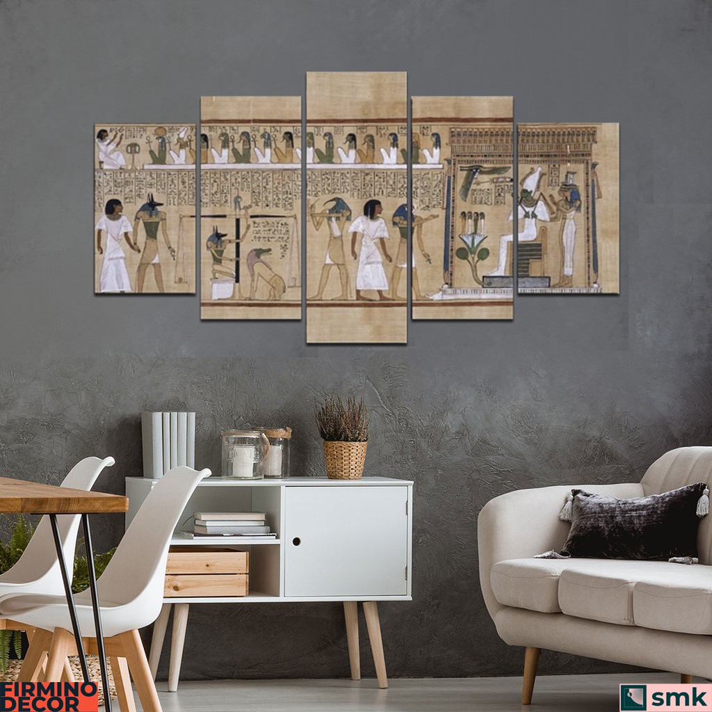 Quadros decorativos deuses do egito anubis osiris mitologia religião história antiga moderno