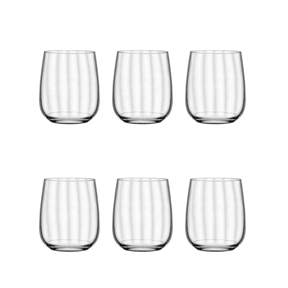 Conjunto de 6 Copos De Cristal On The Rocks 460Ml Proper Effect
