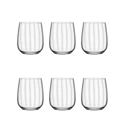 Conjunto de 6 Copos De Cristal On The Rocks 460Ml Proper Effect