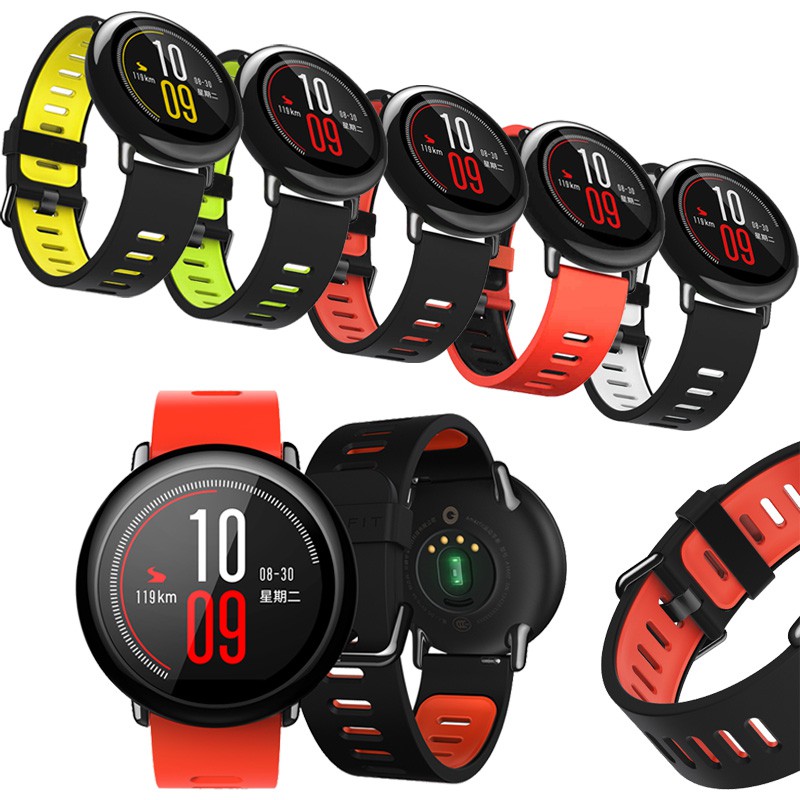 Para Huami Amazfit Pace/GTR 47mm Alça 22mm Substituição Pulseira Esportiva De